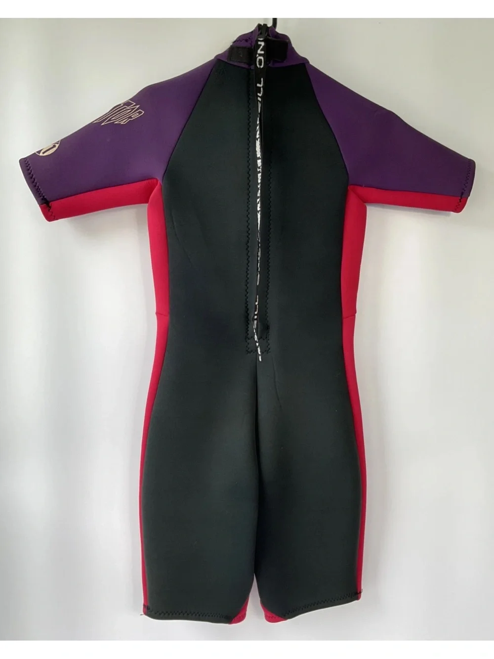 O'Neill Women's Shorty Reactor 2.1mm Wetsuit Youth Size 12 Black